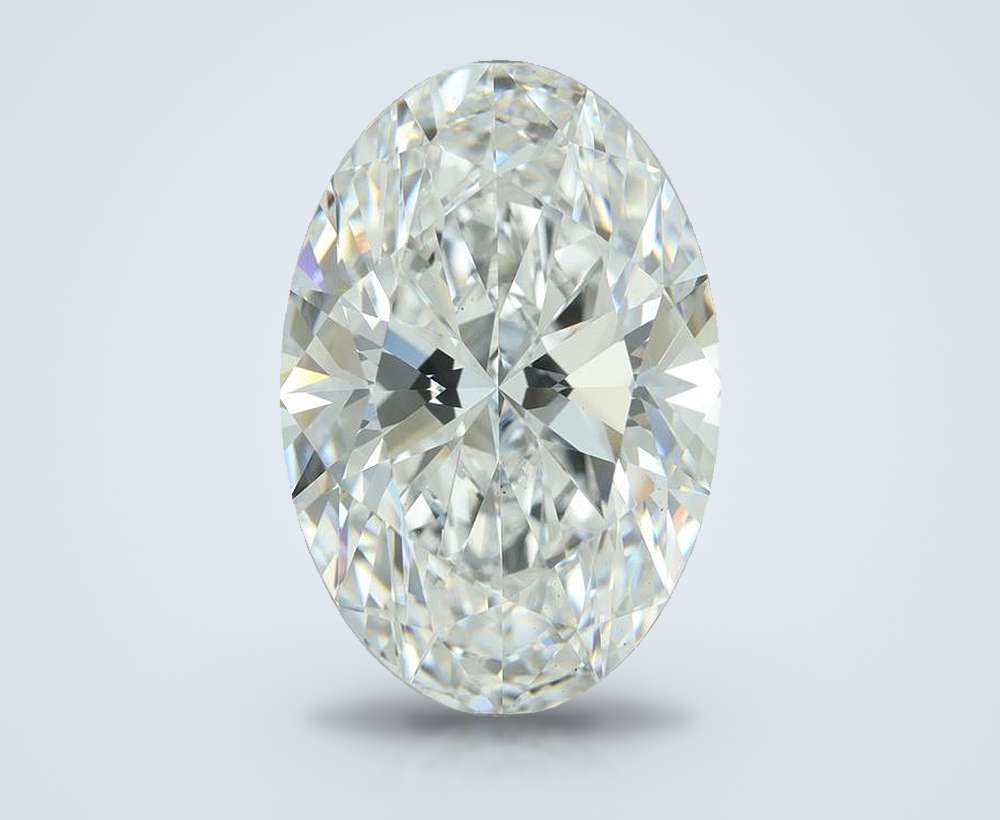 6.53 Carat Oval Lab Diamond