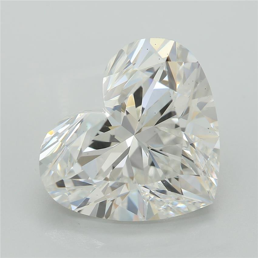 5.27ct E VS2 Rare Carat Ideal Cut Heart Lab Grown Diamond
