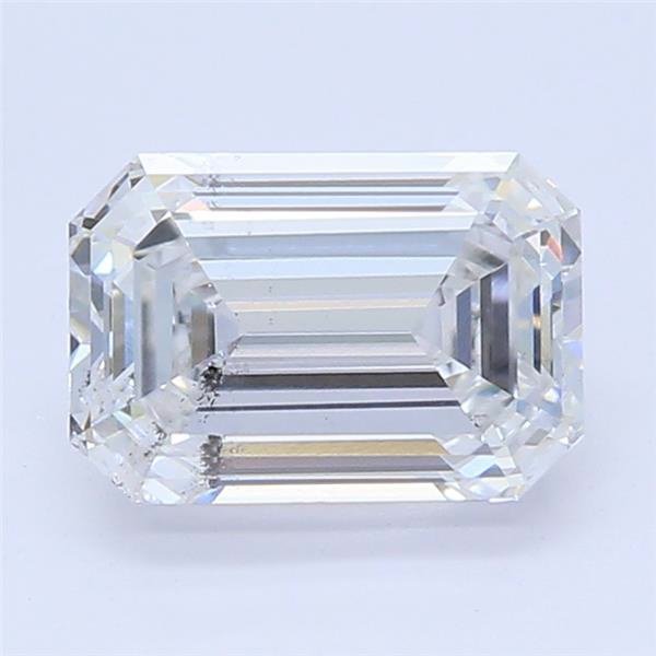 0.91ct D SI1 Excellent Cut Emerald Lab Grown Diamond