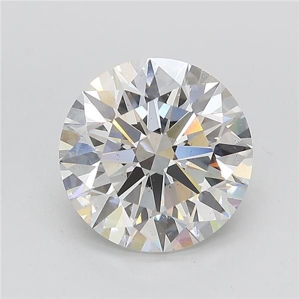 3.55ct F SI1 Rare Carat Ideal Cut Round Lab Grown Diamond