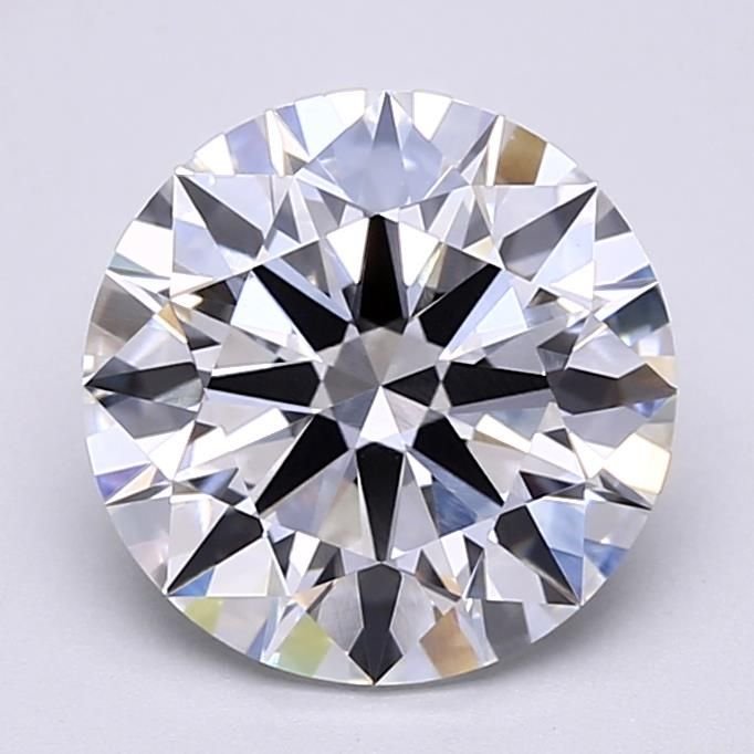 3.72ct E VVS2 Rare Carat Ideal Cut Round Lab Grown Diamond