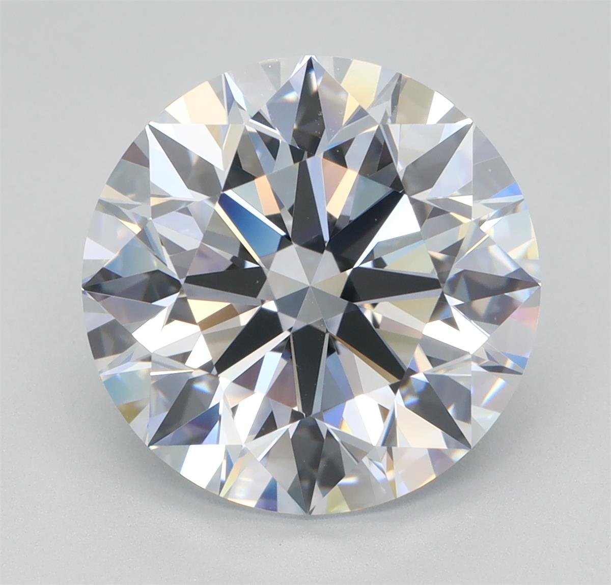 5.02ct F VVS1 Rare Carat Ideal Cut Round Lab Grown Diamond