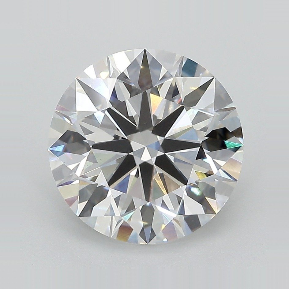 4.37ct E VS1 Rare Carat Ideal Cut Round Lab Grown Diamond