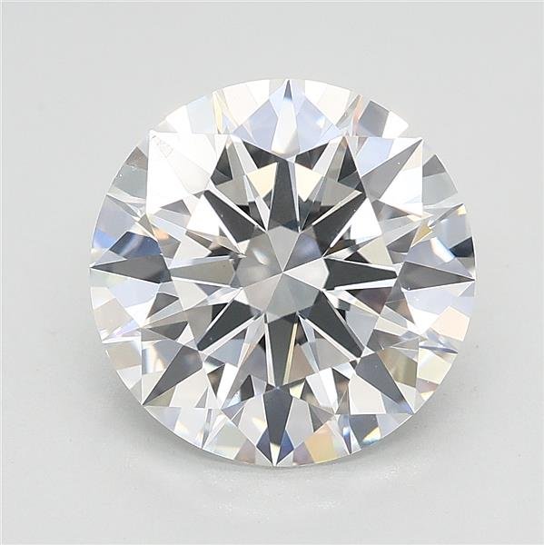 2.74ct E VVS2 Rare Carat Ideal Cut Round Lab Grown Diamond
