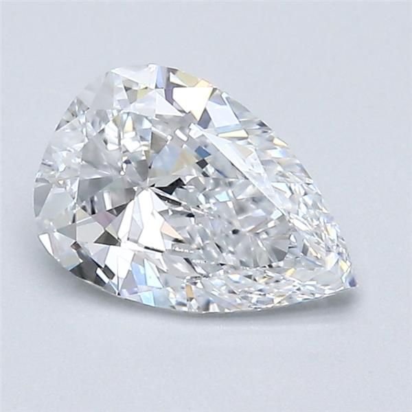 0.96ct D VVS1 Very Good Cut Pear Diamond