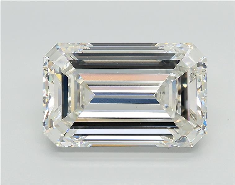 8.02ct F VS1 Rare Carat Ideal Cut Emerald Lab Grown Diamond