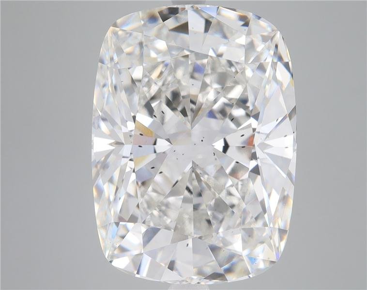 12.00ct F SI1 Rare Carat Ideal Cut Cushion Lab Grown Diamond