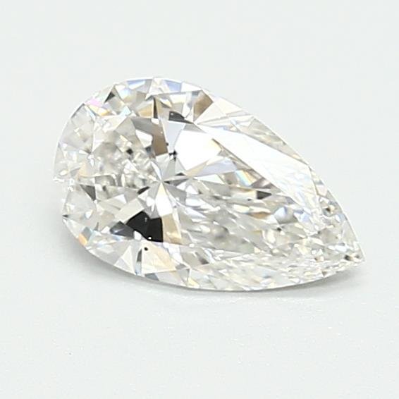 0.63ct E VVS2 Rare Carat Ideal Cut Pear Lab Grown Diamond