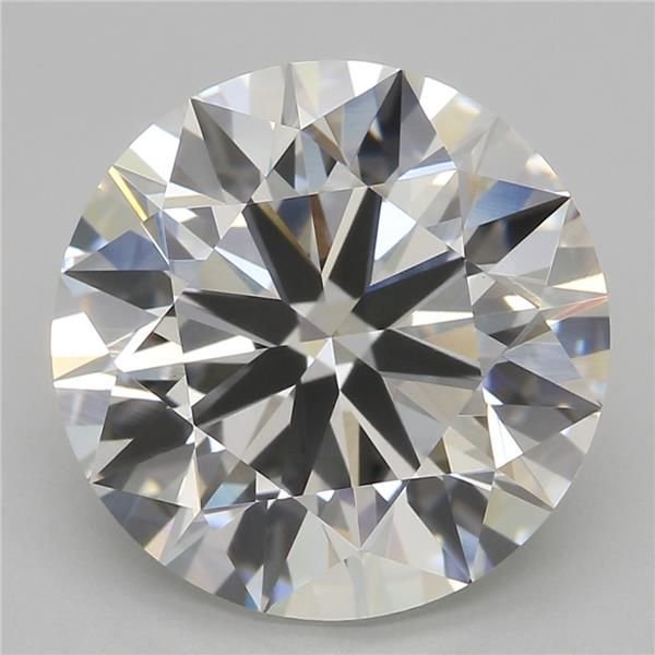 4.02ct F VVS2 Rare Carat Ideal Cut Round Lab Grown Diamond
