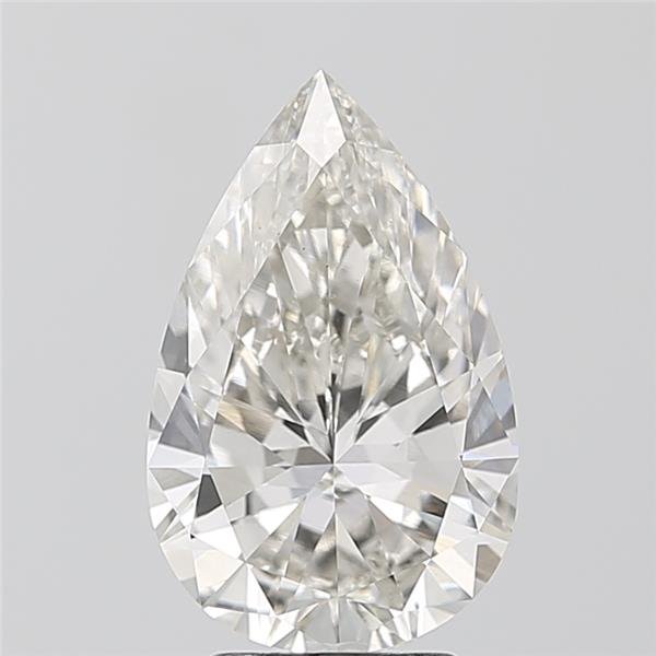 3.02ct I VS1 Very Good Cut Pear Lab Grown Diamond