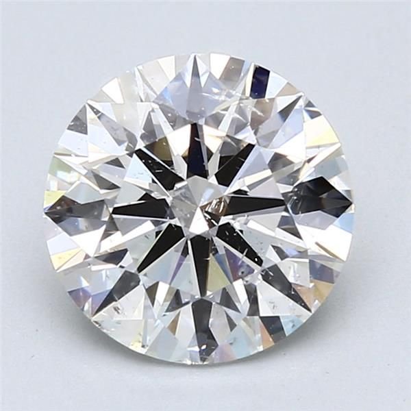 3.00ct E SI2 Rare Carat Ideal Cut Round Diamond