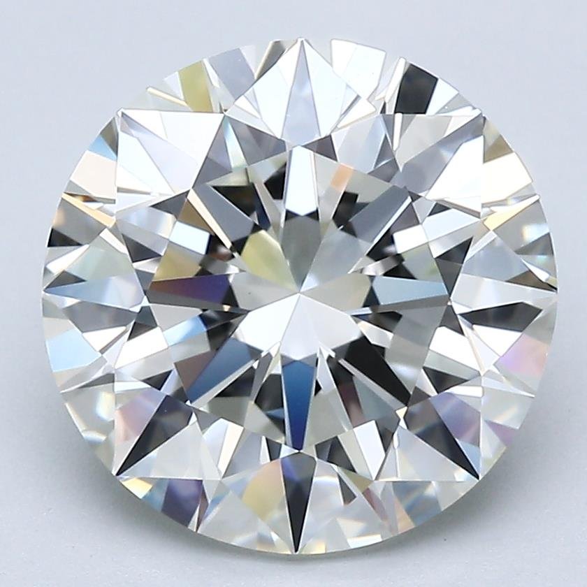 4.30ct J VVS2 Rare Carat Ideal Cut Round Diamond