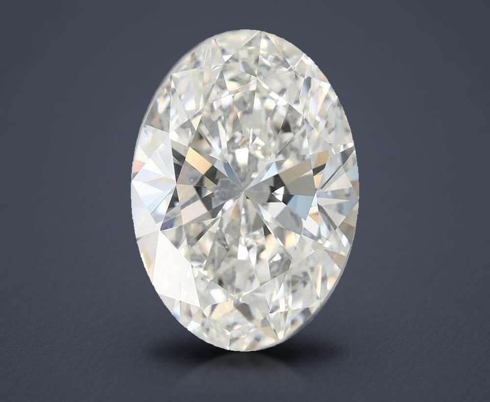 7.54 Carat Oval Lab Diamond