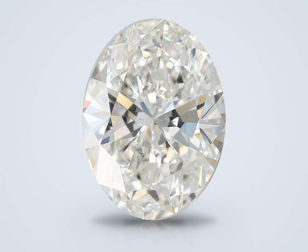 7.54 Carat Oval Lab Diamond