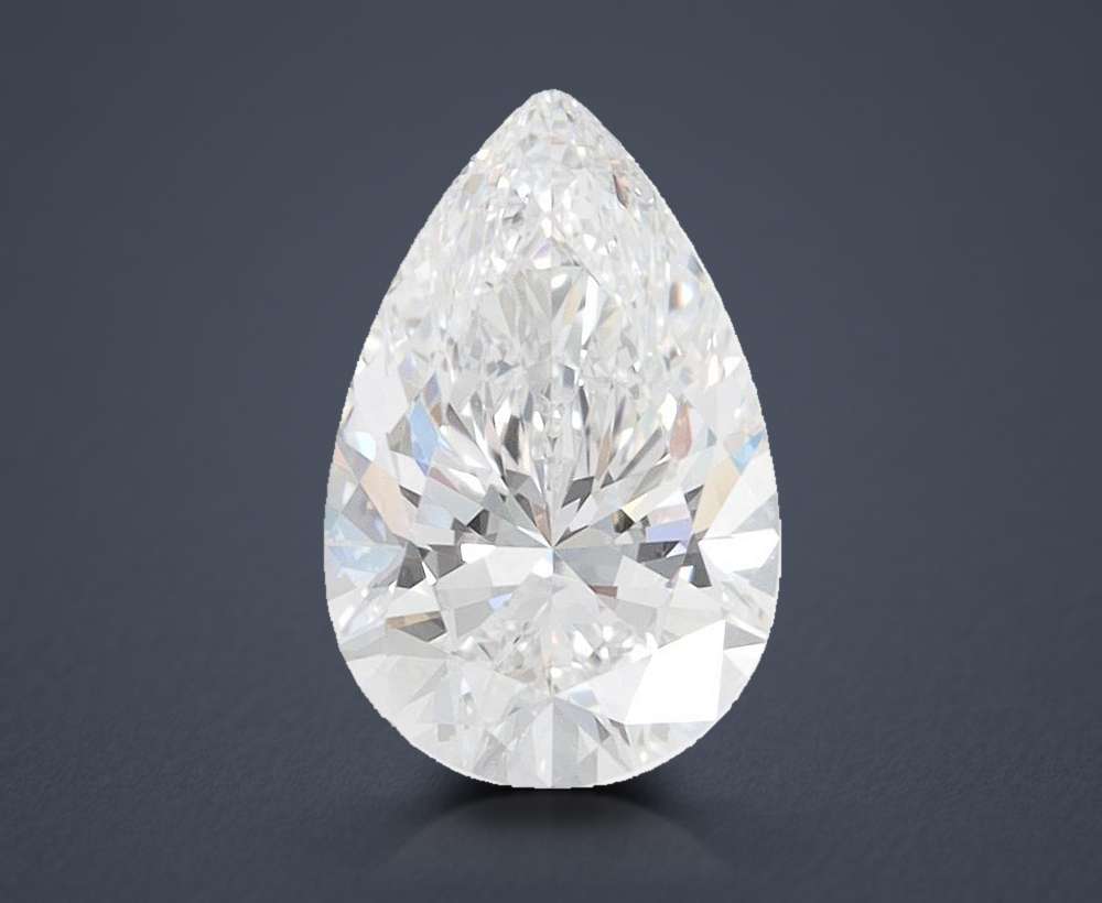 1.45 Carat Pear Lab Diamond