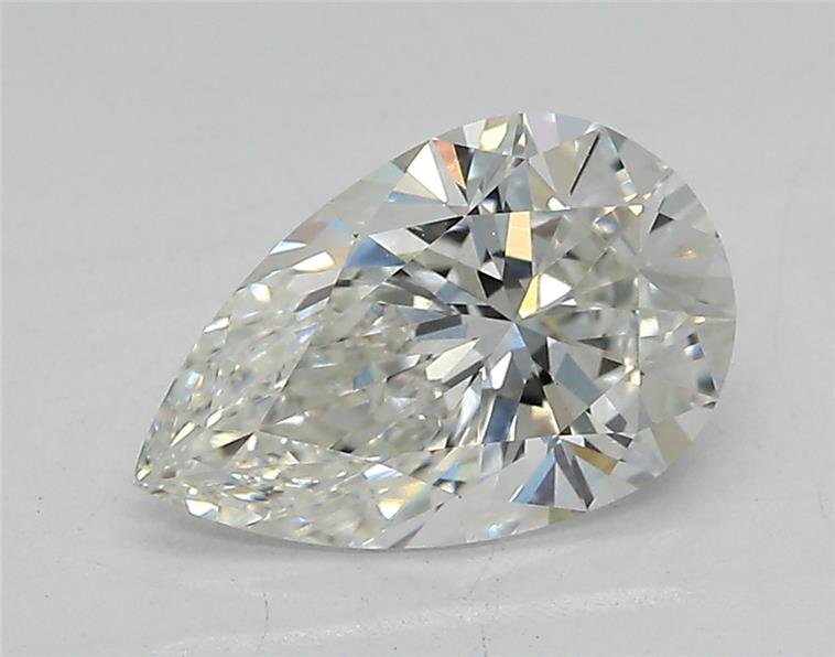 1.55ct F VS1 Rare Carat Ideal Cut Pear Lab Grown Diamond