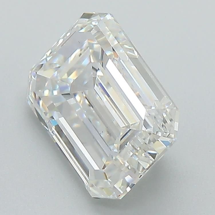 2.51ct E VS2 Very Good Cut Emerald Lab Grown Diamond