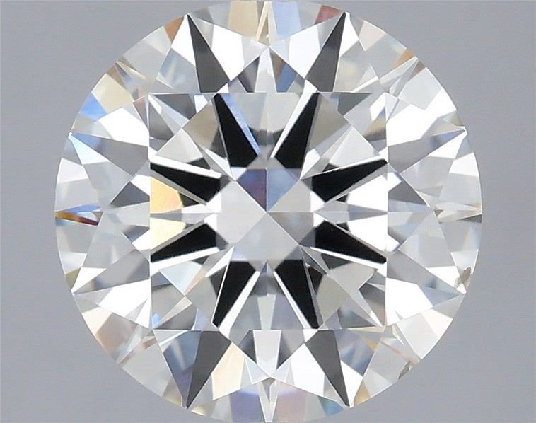3.02ct H VS2 Excellent Cut Round Lab Grown Diamond