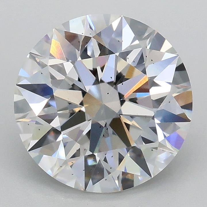 2.09ct E SI1 Rare Carat Ideal Cut Round Lab Grown Diamond