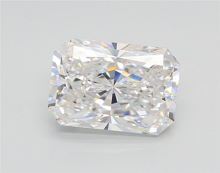 2.02ct E VVS2 Rare Carat Ideal Cut Radiant Lab Grown Diamond