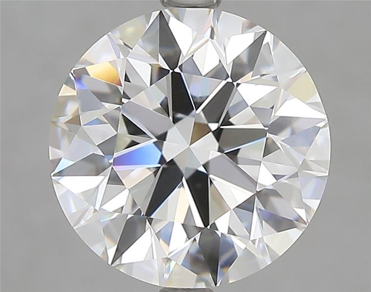 3.40ct H IF Rare Carat Ideal Cut Round Diamond