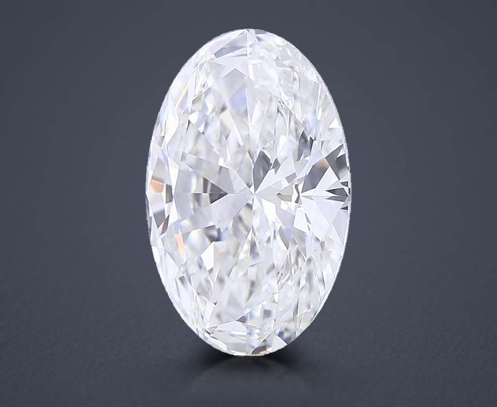 6.00 Carat Oval Lab Diamond