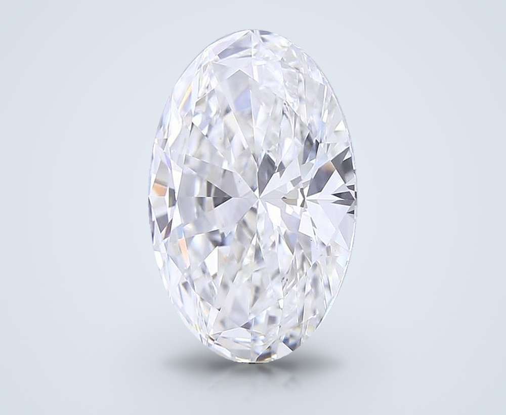 6.00 Carat Oval Lab Diamond
