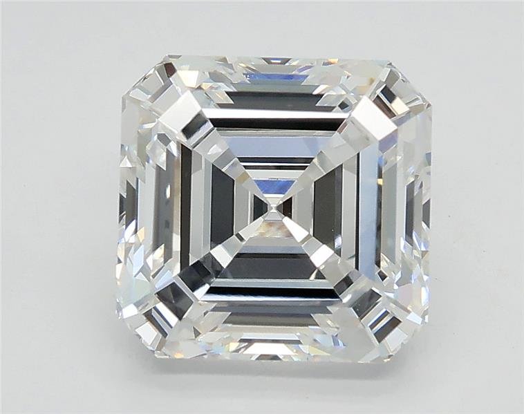 2.92ct E VS2 Rare Carat Ideal Cut Asscher Lab Grown Diamond