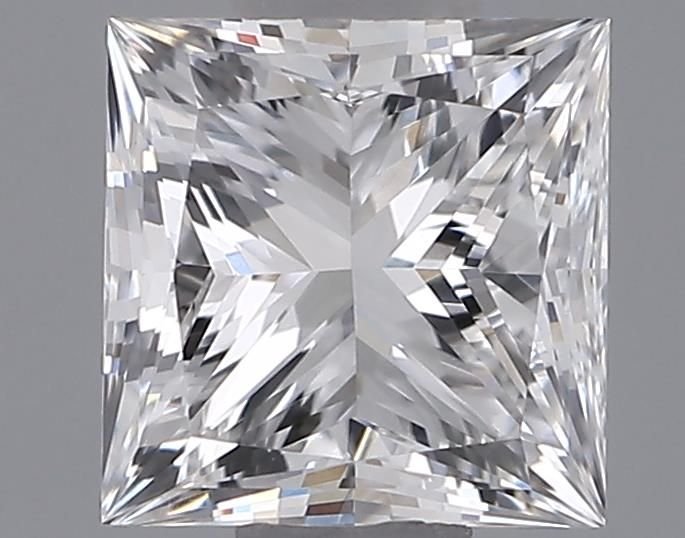 0.70ct D VVS2 Rare Carat Ideal Cut Princess Lab Grown Diamond