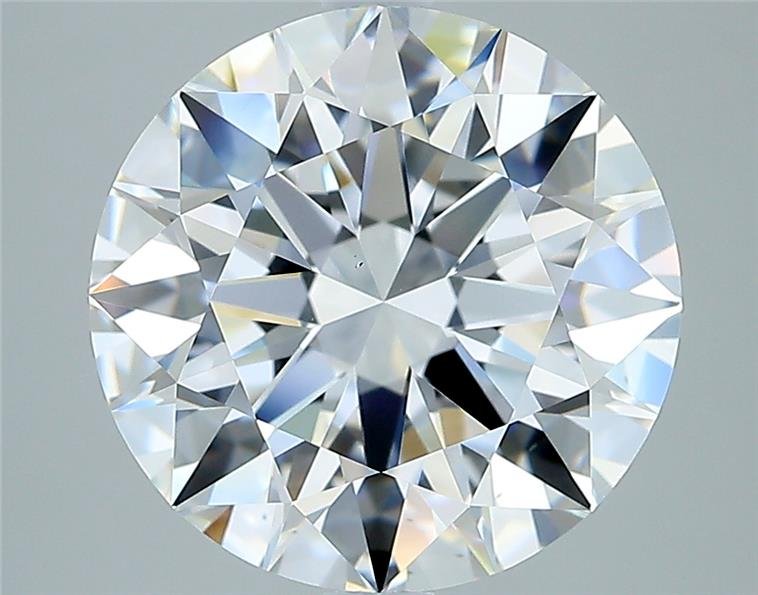 4.50ct E VS2 Rare Carat Ideal Cut Round Diamond