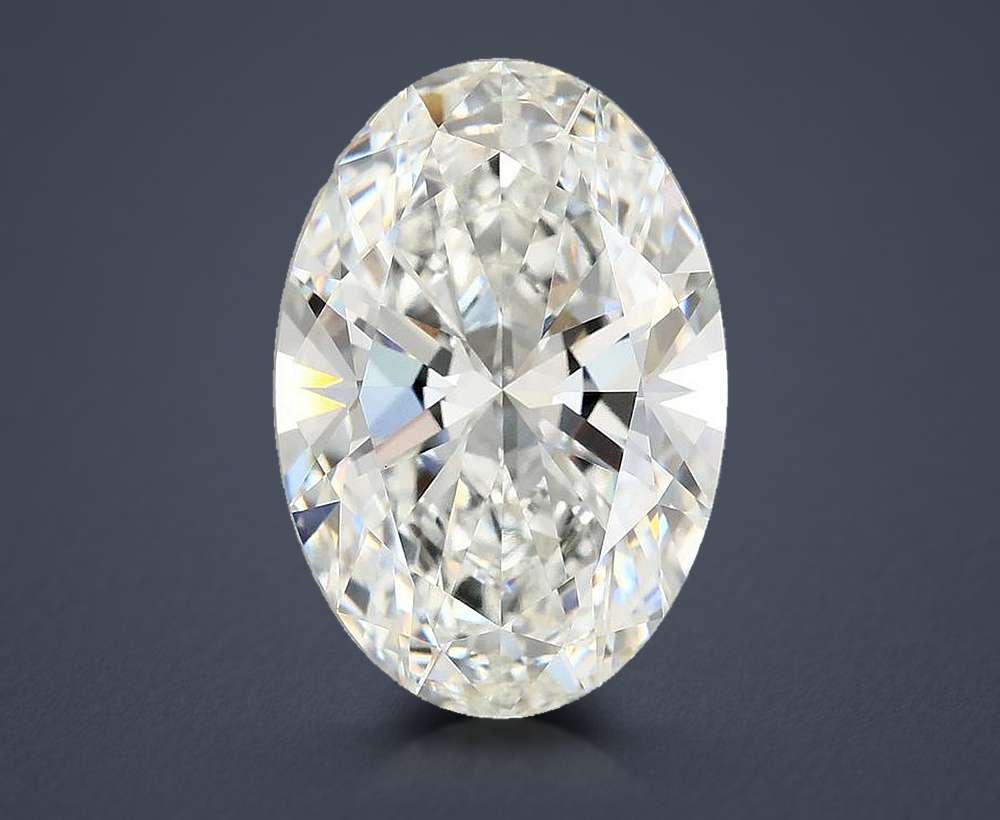 8.58 Carat Oval Lab Diamond