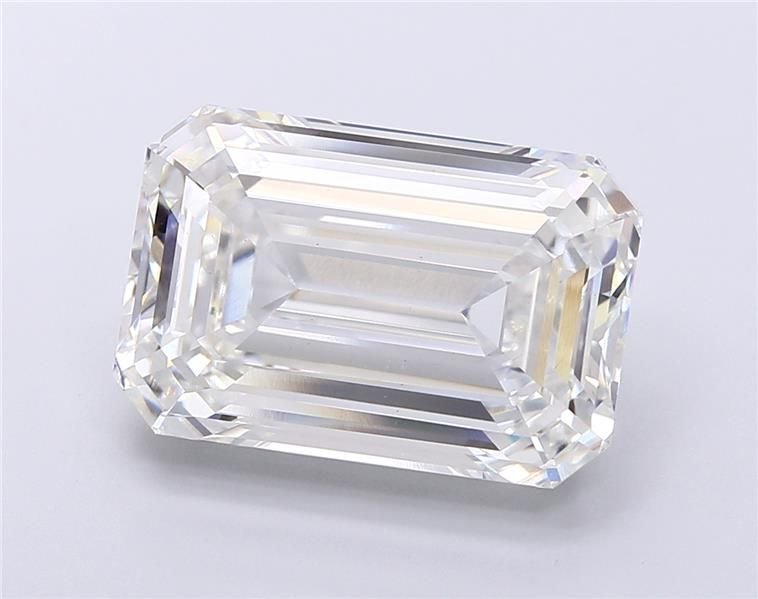 11.09ct G VVS2 Rare Carat Ideal Cut Emerald Lab Grown Diamond