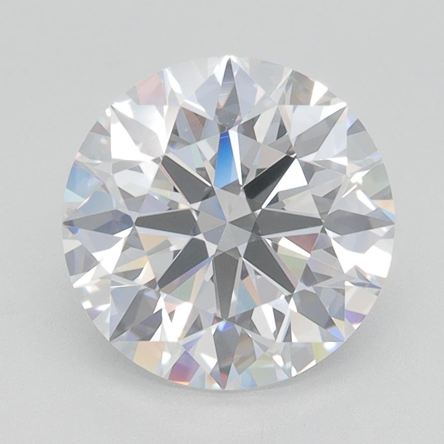 2.63ct D VVS1 Rare Carat Ideal Cut Round Lab Grown Diamond