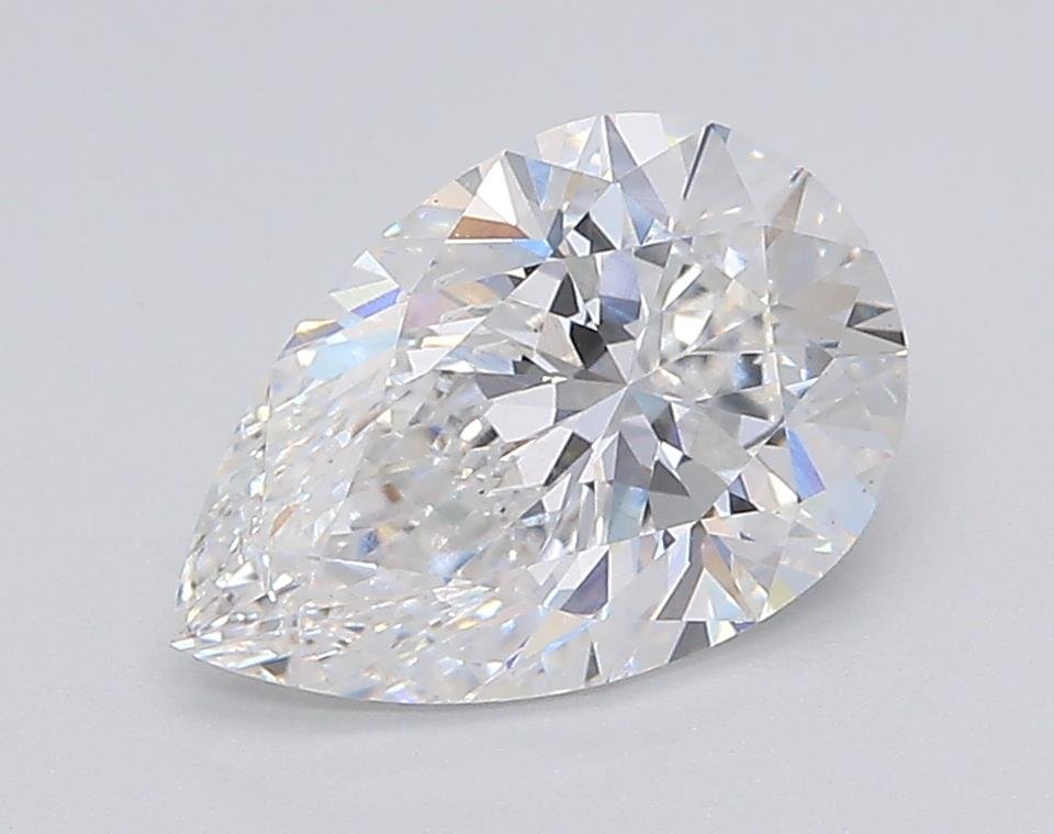 1.51ct E VS2 Rare Carat Ideal Cut Pear Lab Grown Diamond