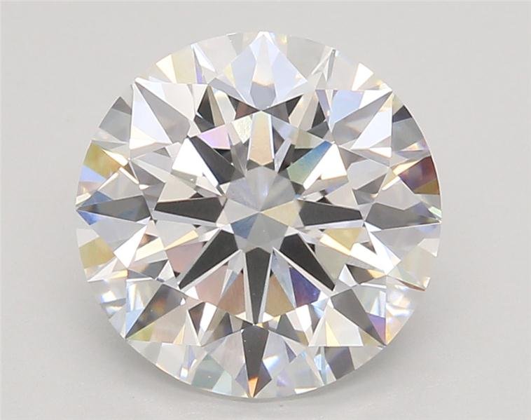 4.09ct E VVS2 Rare Carat Ideal Cut Round Lab Grown Diamond