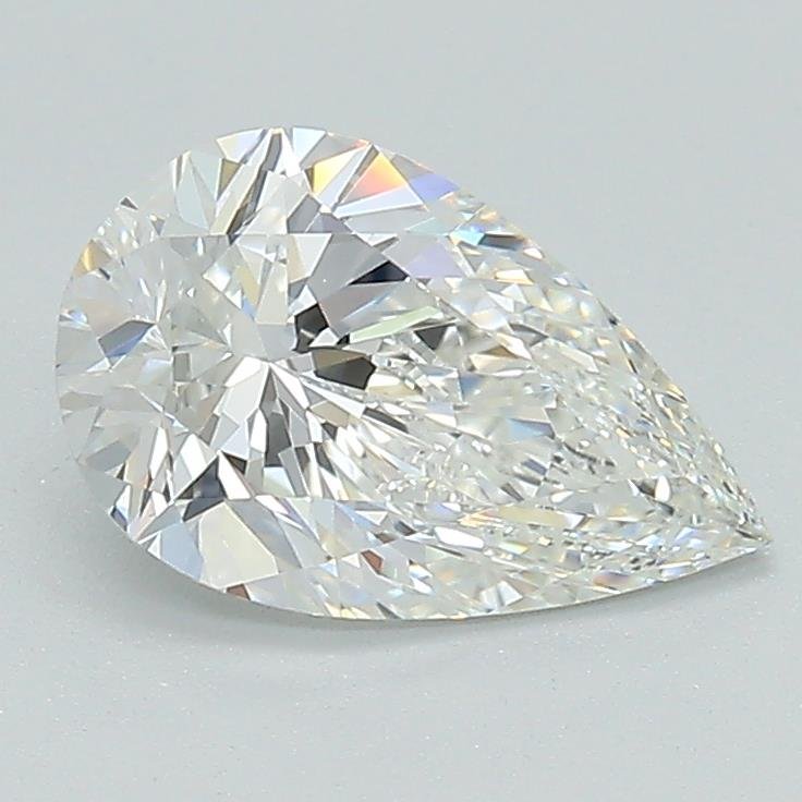 1.32ct F VS1 Rare Carat Ideal Cut Pear Lab Grown Diamond