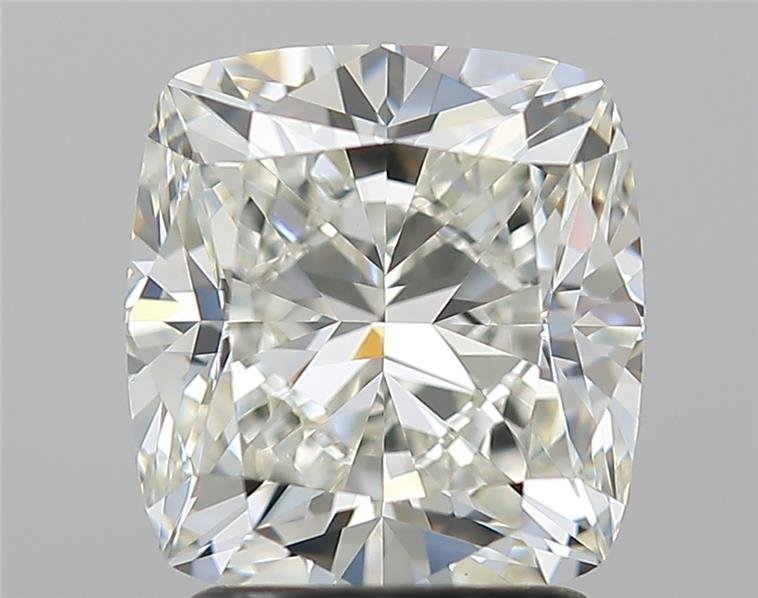 2.52ct J VS1 Rare Carat Ideal Cut Cushion Diamond