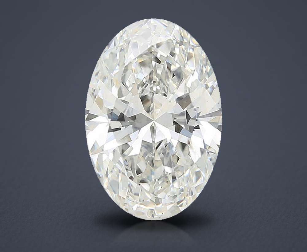 6.99 Carat Oval Lab Diamond