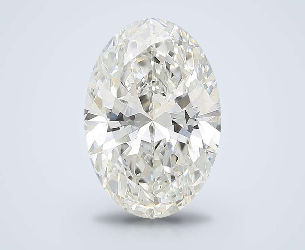 6.99 Carat Oval Lab Diamond
