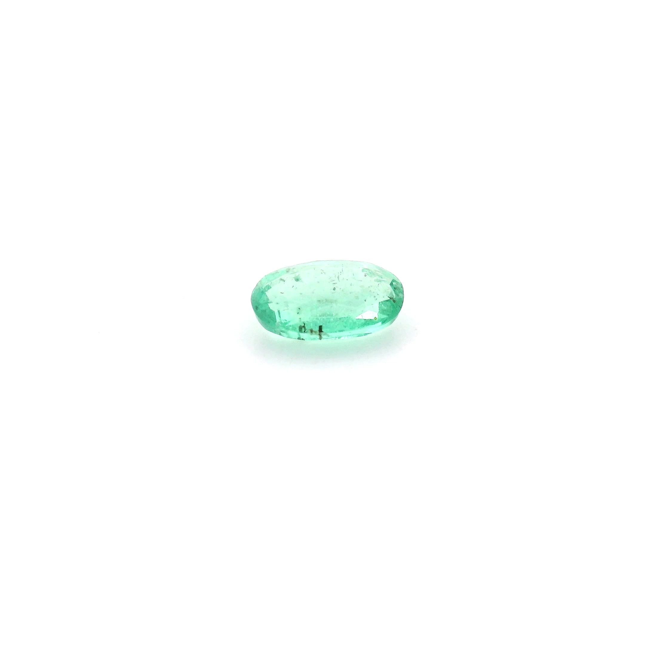 0.35 Carat Green Oval Emerald
