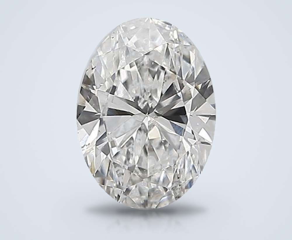 0.59 Carat Oval Lab Diamond