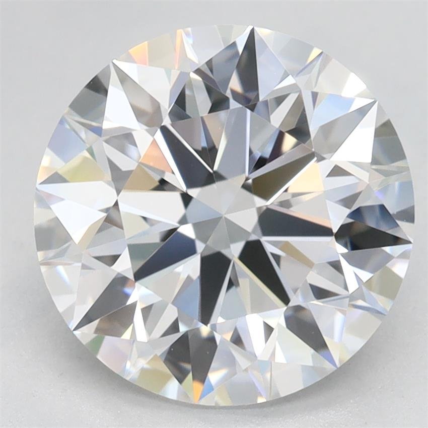 3.20ct D VVS2 Rare Carat Ideal Cut Round Lab Grown Diamond