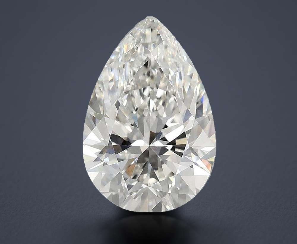 2.83 Carat Pear Lab Diamond