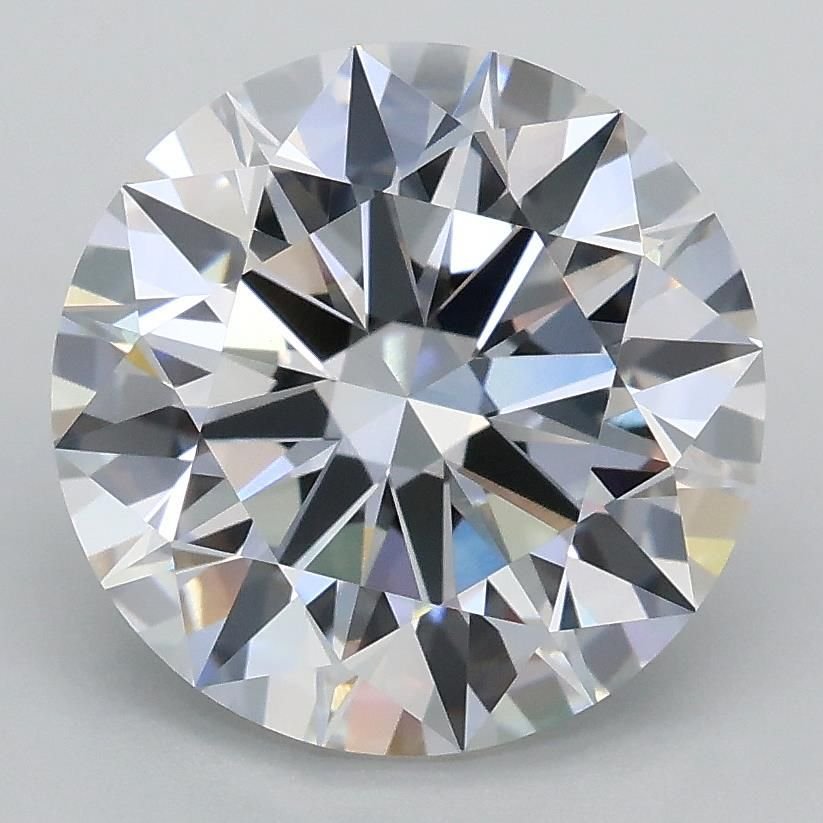 3.09ct E VVS2 Rare Carat Ideal Cut Round Lab Grown Diamond