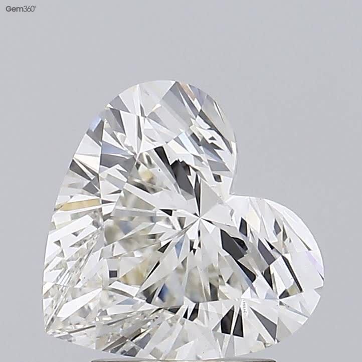 2.64ct H VS1 Rare Carat Ideal Cut Heart Lab Grown Diamond