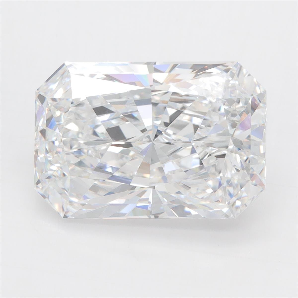 6.24ct E VVS1 Rare Carat Ideal Cut Radiant Lab Grown Diamond