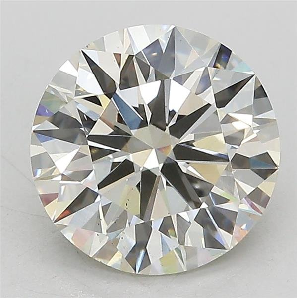 3.01ct J VS2 Rare Carat Ideal Cut Round Lab Grown Diamond