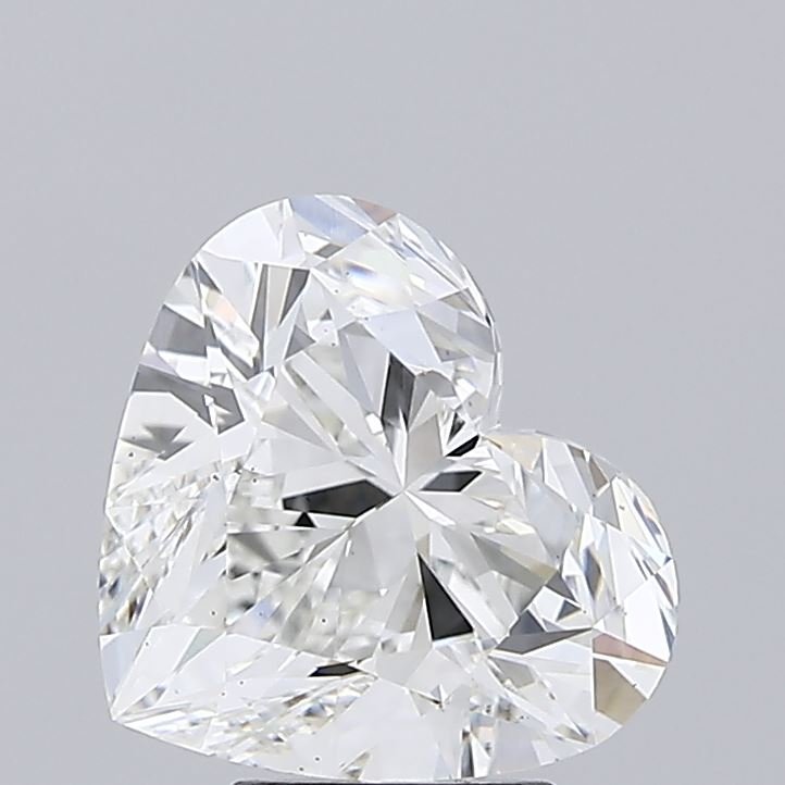 4.05ct F VS2 Rare Carat Ideal Cut Heart Lab Grown Diamond