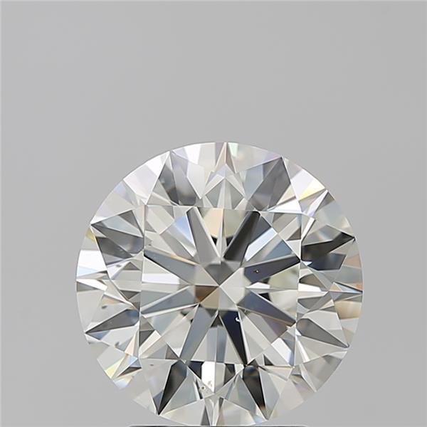 3.18ct K SI1 Rare Carat Ideal Cut Round Diamond