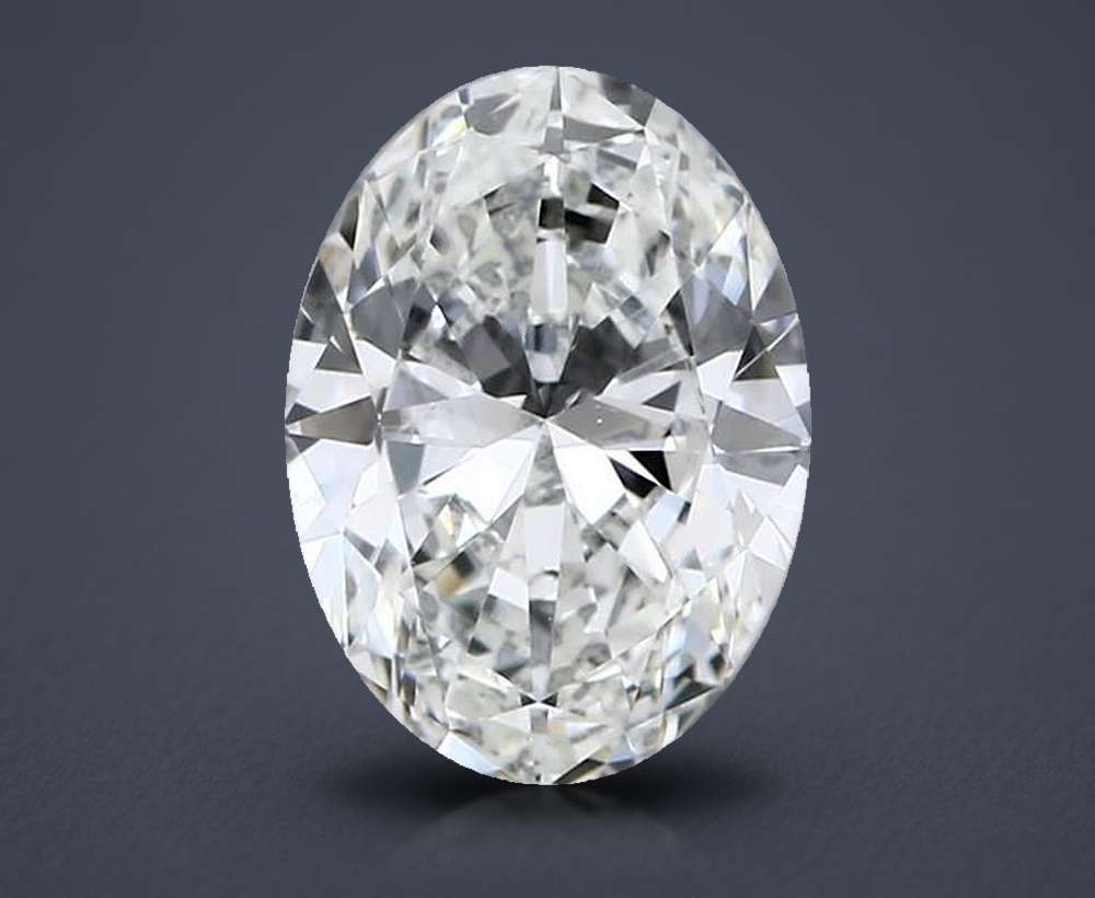 1.00 Carat Oval Natural Diamond